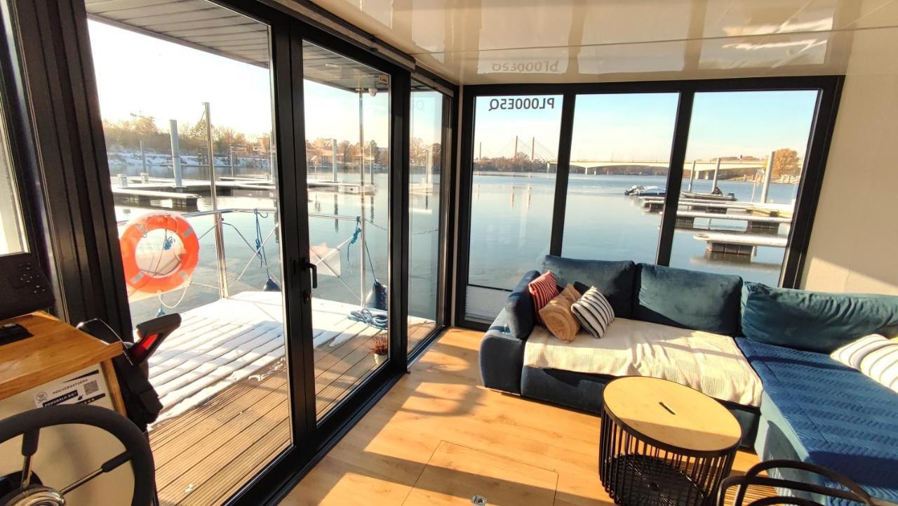 Houseboat Water King Apartament Plywajacy Dom Na Wodzie, 7 Os 弗罗茨瓦夫 外观 照片